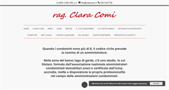 Desktop Screenshot of claracomi.it